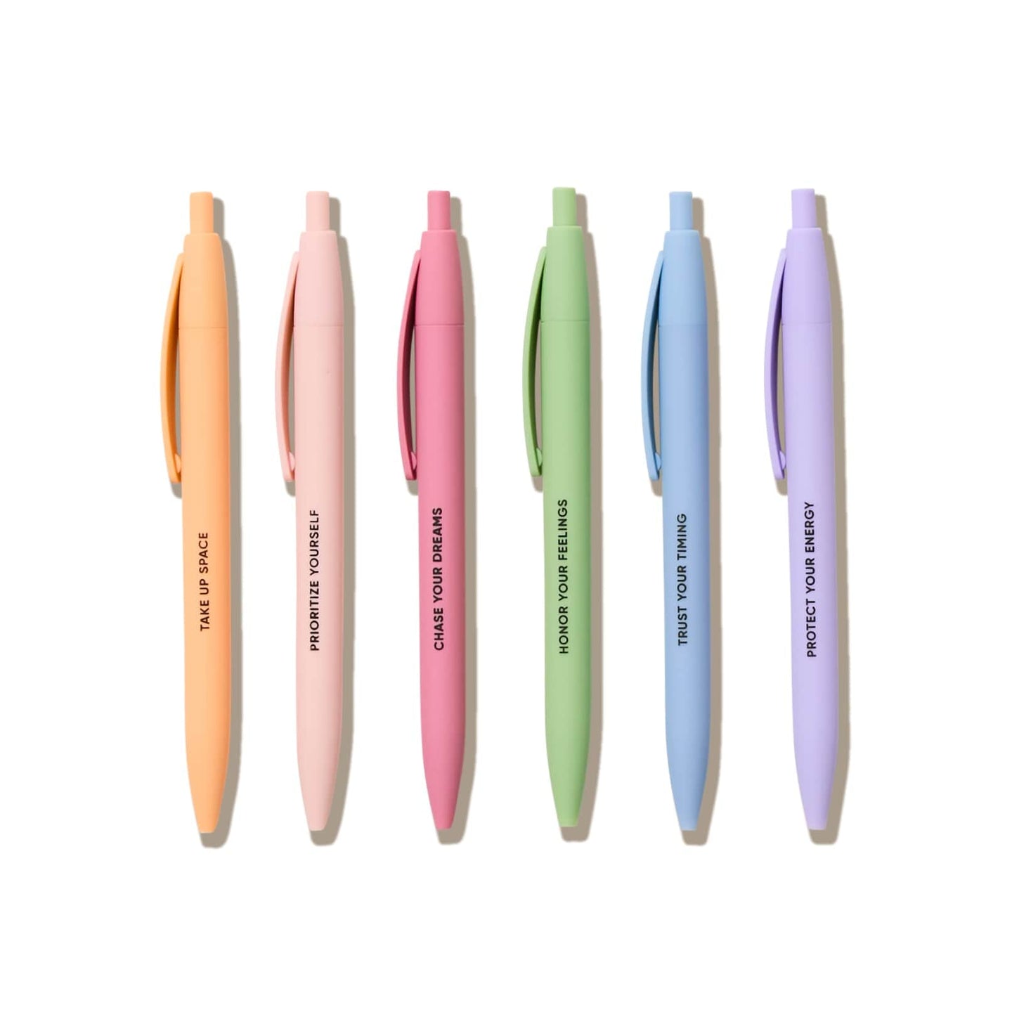 6ct Essential Affirmation Soft Touch Pens