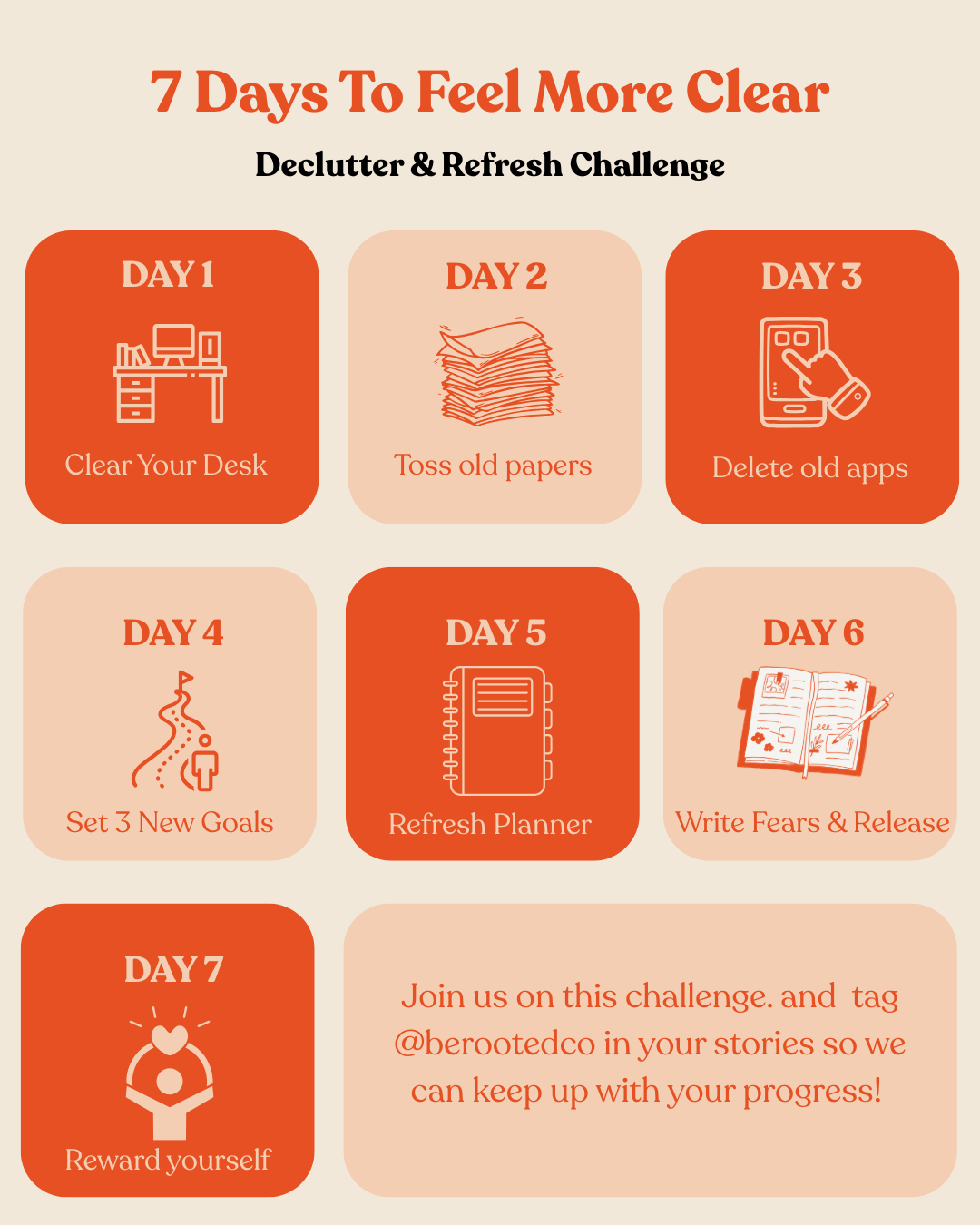7 Days to Declutter & Refresh Challenge