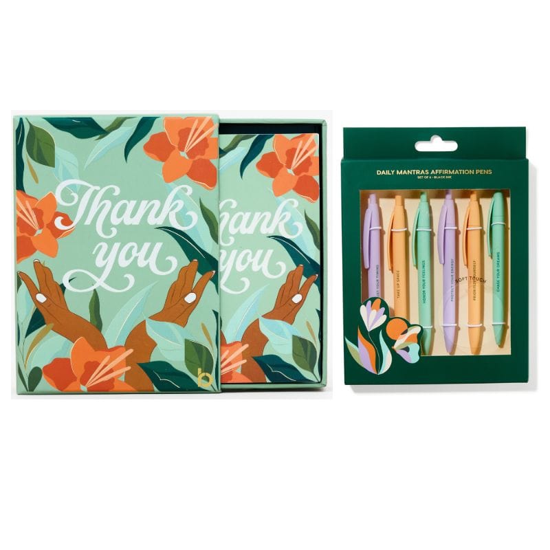 Hand to Heart Set Card & Pen Set