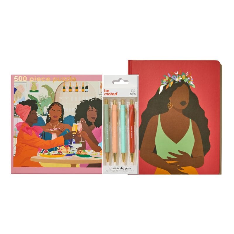 Mother's Day Trio Bundle - Puzzle & Journal with FREE Affirmation Pens ($58 Value)