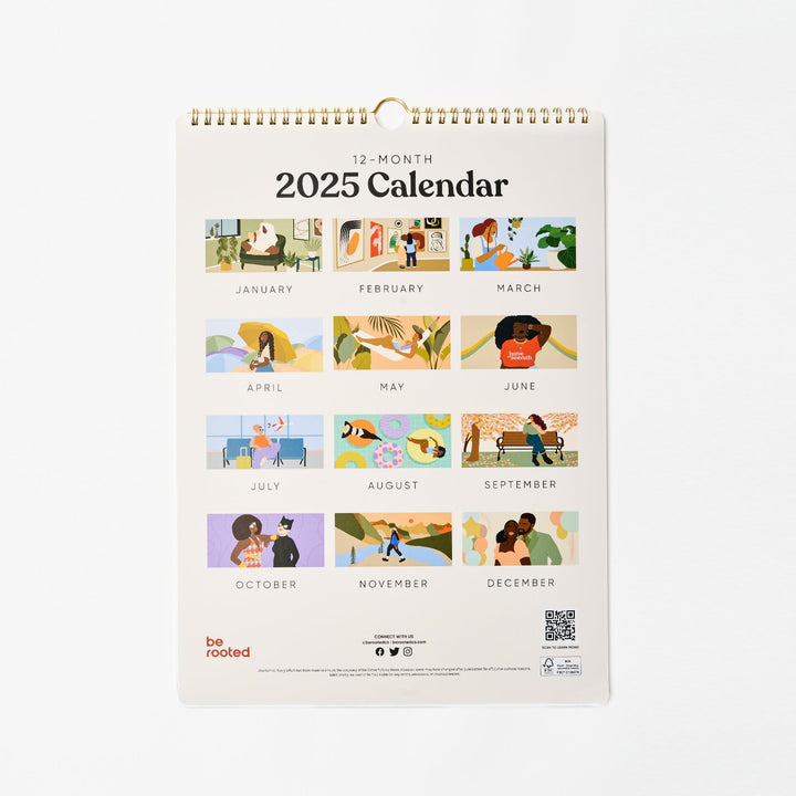 Be Rooted 2025 Life is a Mood Calendar