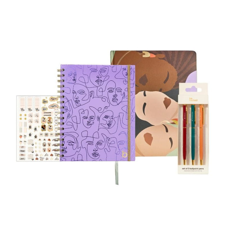 Be Rooted black owned stationery Bundle New Beginnings Bundle | Journal + Undated Planner