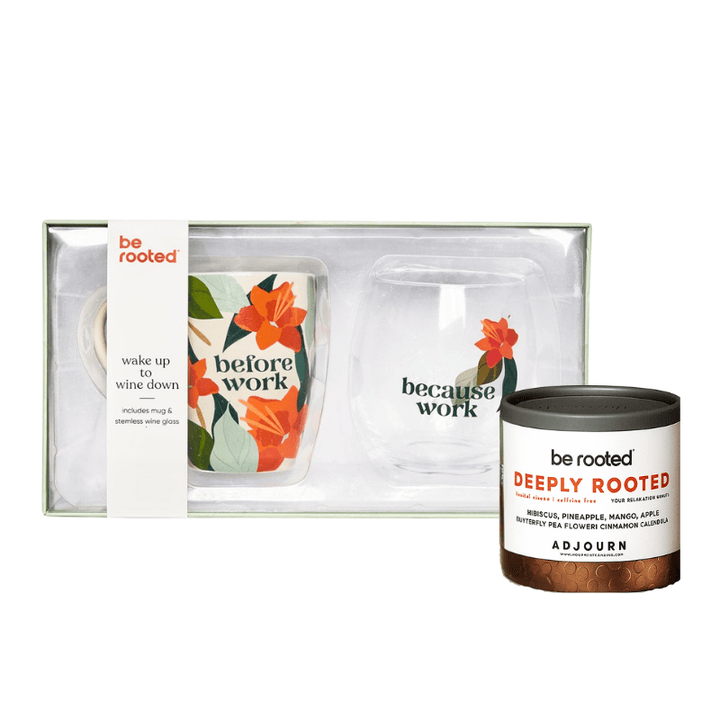 Be Rooted black owned stationery Bundle Sip + Serenity | Drinkware and Tea Bundle