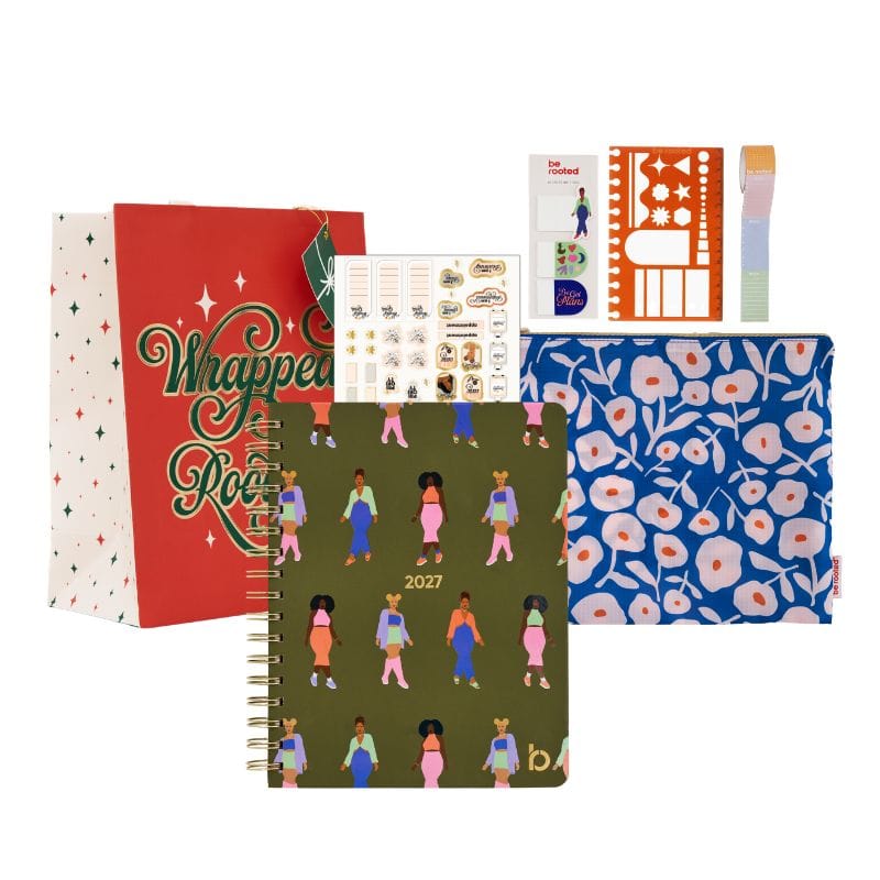 Be Rooted black owned stationery Bundle The 2027 Reset Planner Bundle - Green