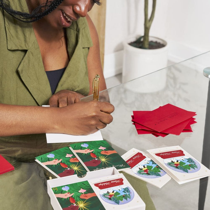 Be Rooted black owned stationery Bundle The Snailmail Holiday Set