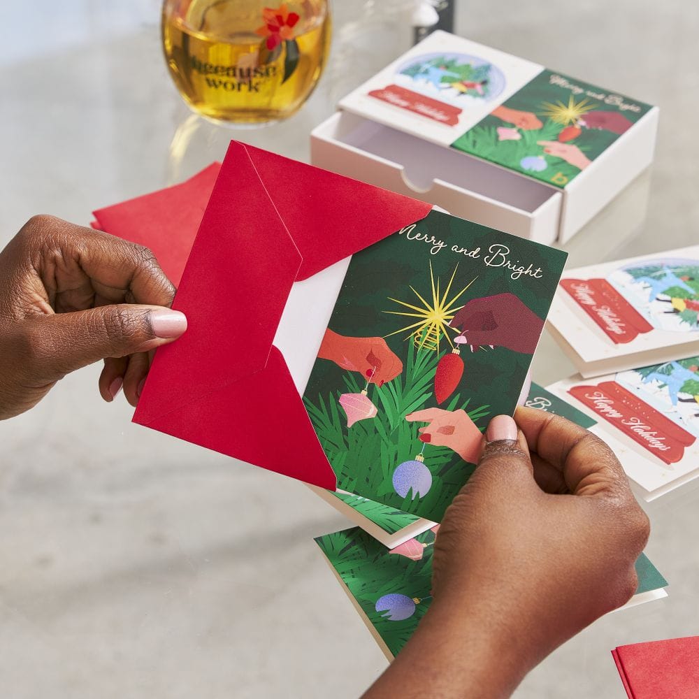 Be Rooted black owned stationery Bundle The Snailmail Holiday Set