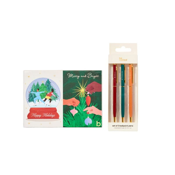 vistlip Merry Bell 抽選 クリスマスカード 額縁付き 海 Snailmail Holiday Cards & Affirmation Pens Set | Be Rooted