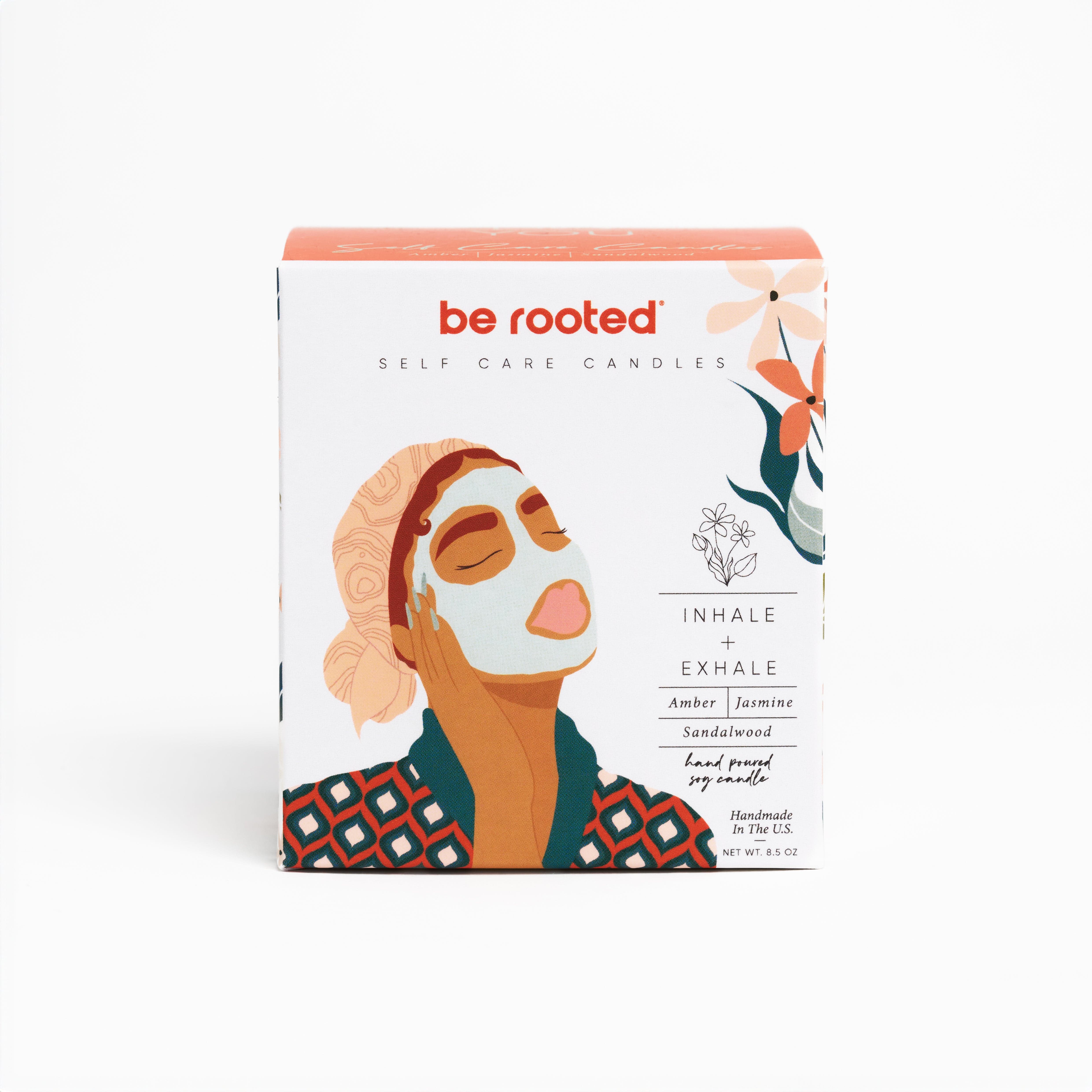 Be Rooted candle Inhale + Exhale| Amber, Sandalwood