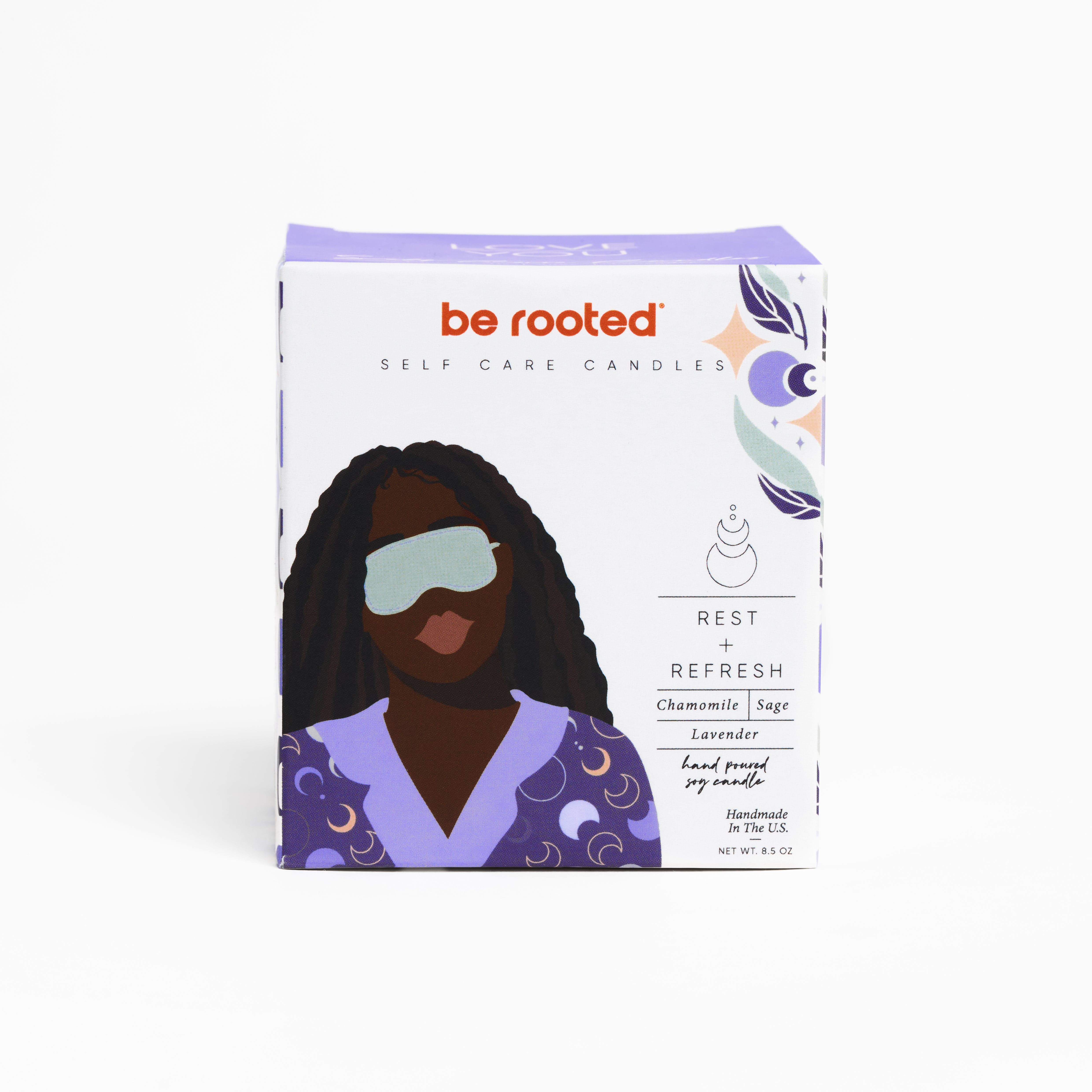 Be Rooted candle Rest + Refresh| Lavender, Chamomile