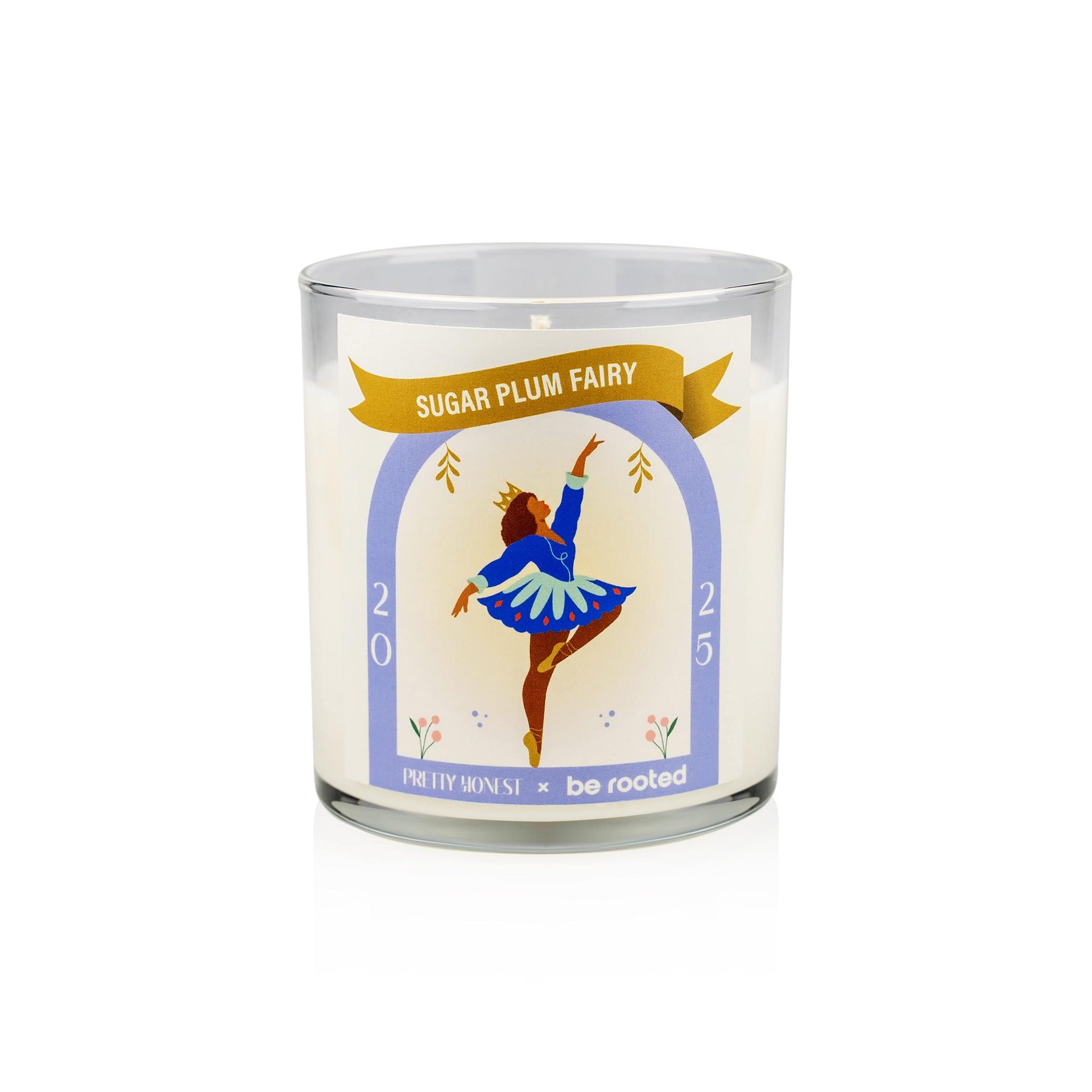 Be Rooted black owned stationery candle Sugar Plum Fairy | Limited Edition Holiday Candle