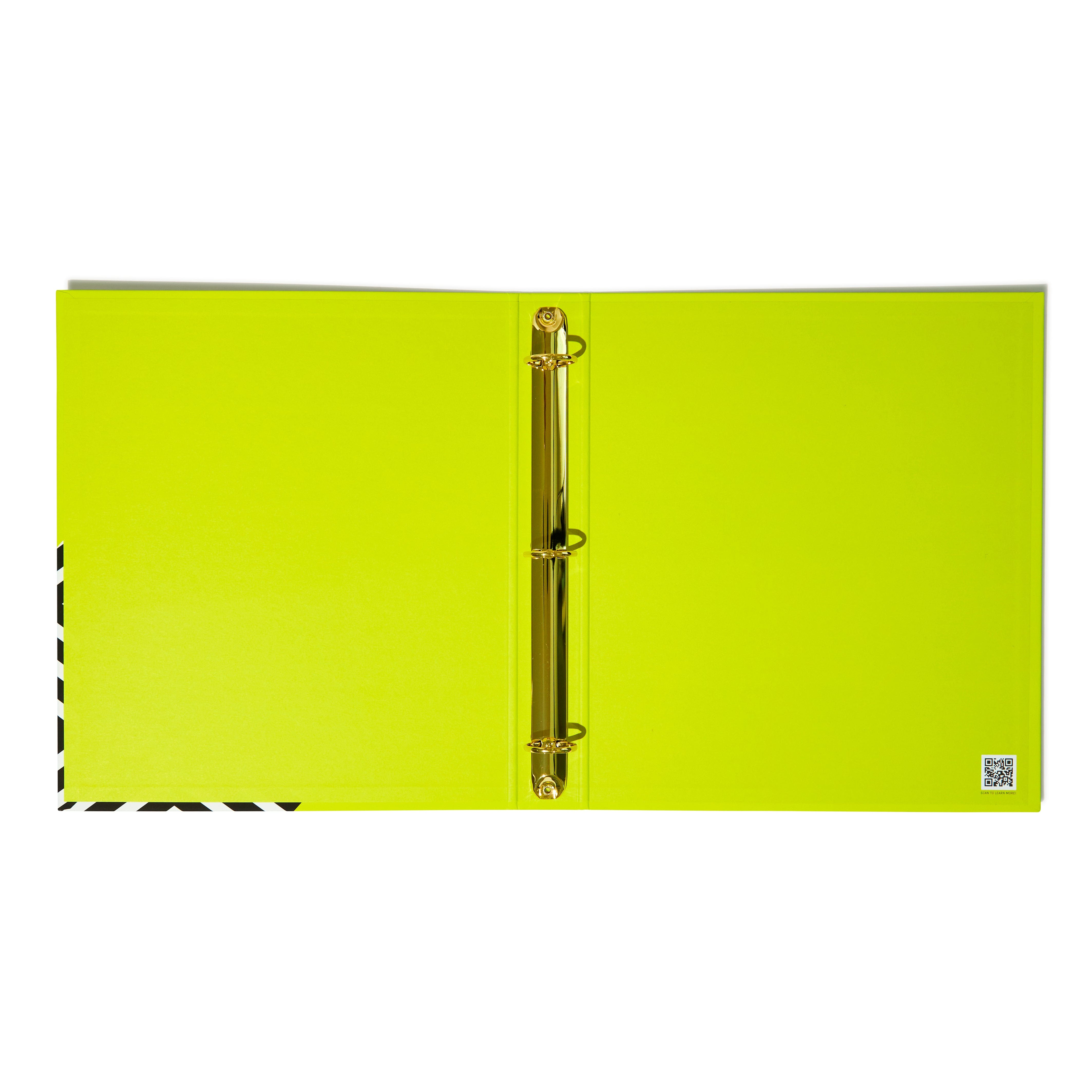 Be Rooted black owned stationery Desk 3 Ring 1" Binders - Green