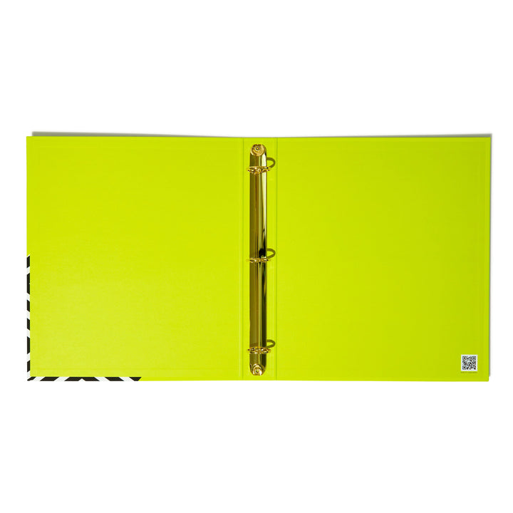 Be Rooted black owned stationery Desk 3 Ring 1" Binders - Green