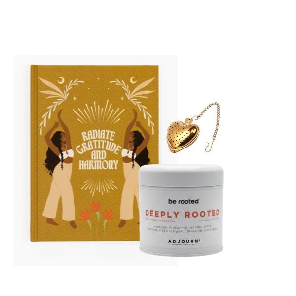 Be Rooted black owned stationery Journal Slow Dour & Pour Into Yourself Bundle