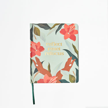 Be Rooted black owned stationery Notebook Reset Reflect Refocus w/ Coloring Pages