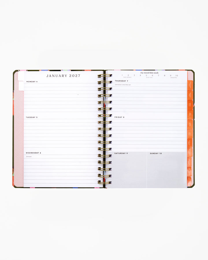 Be Rooted black owned stationery Planner 2027 12 Month Weekly/Monthly Planner - A Step Forward