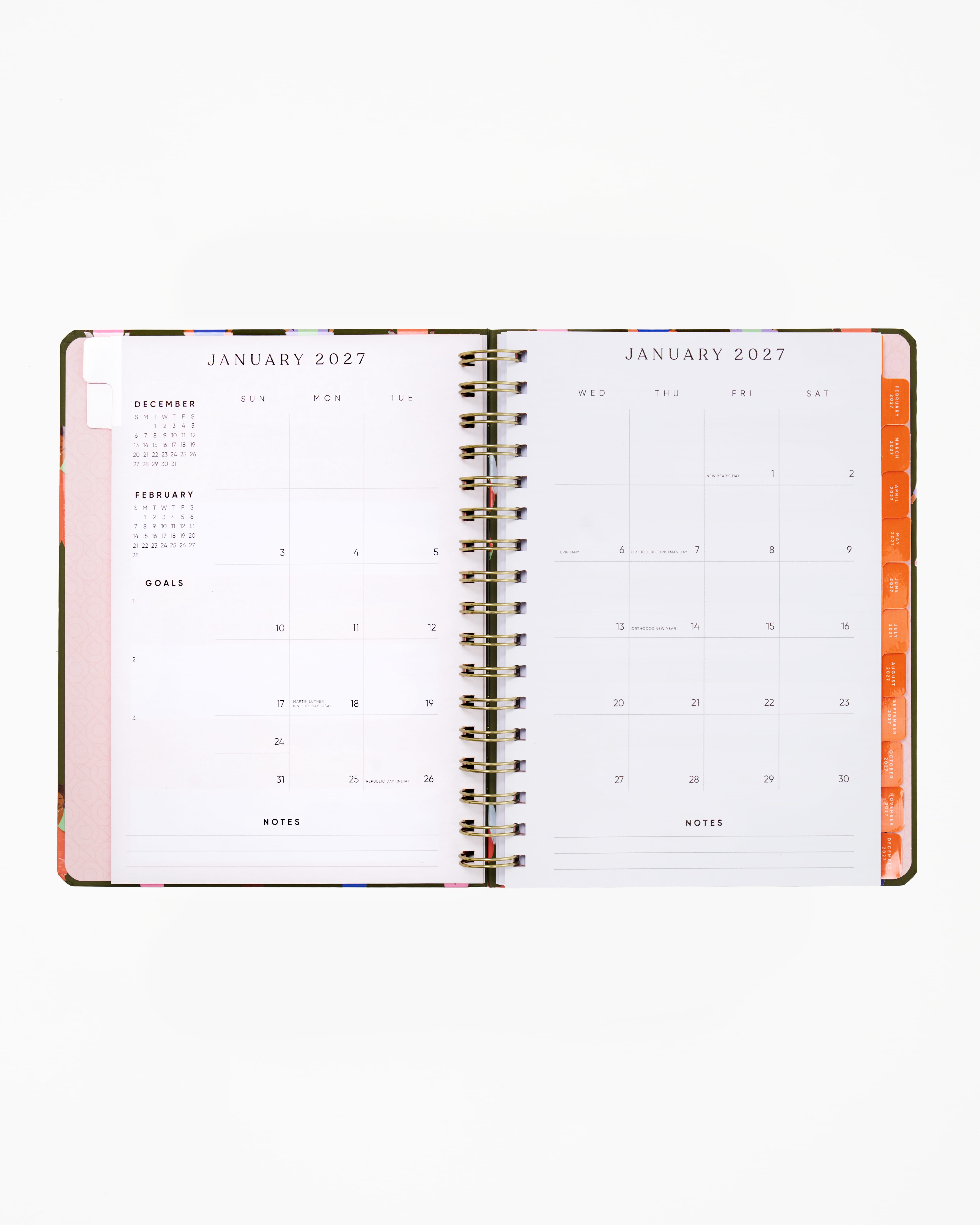 Be Rooted black owned stationery Planner 2027 12 Month Weekly/Monthly Planner - A Step Forward