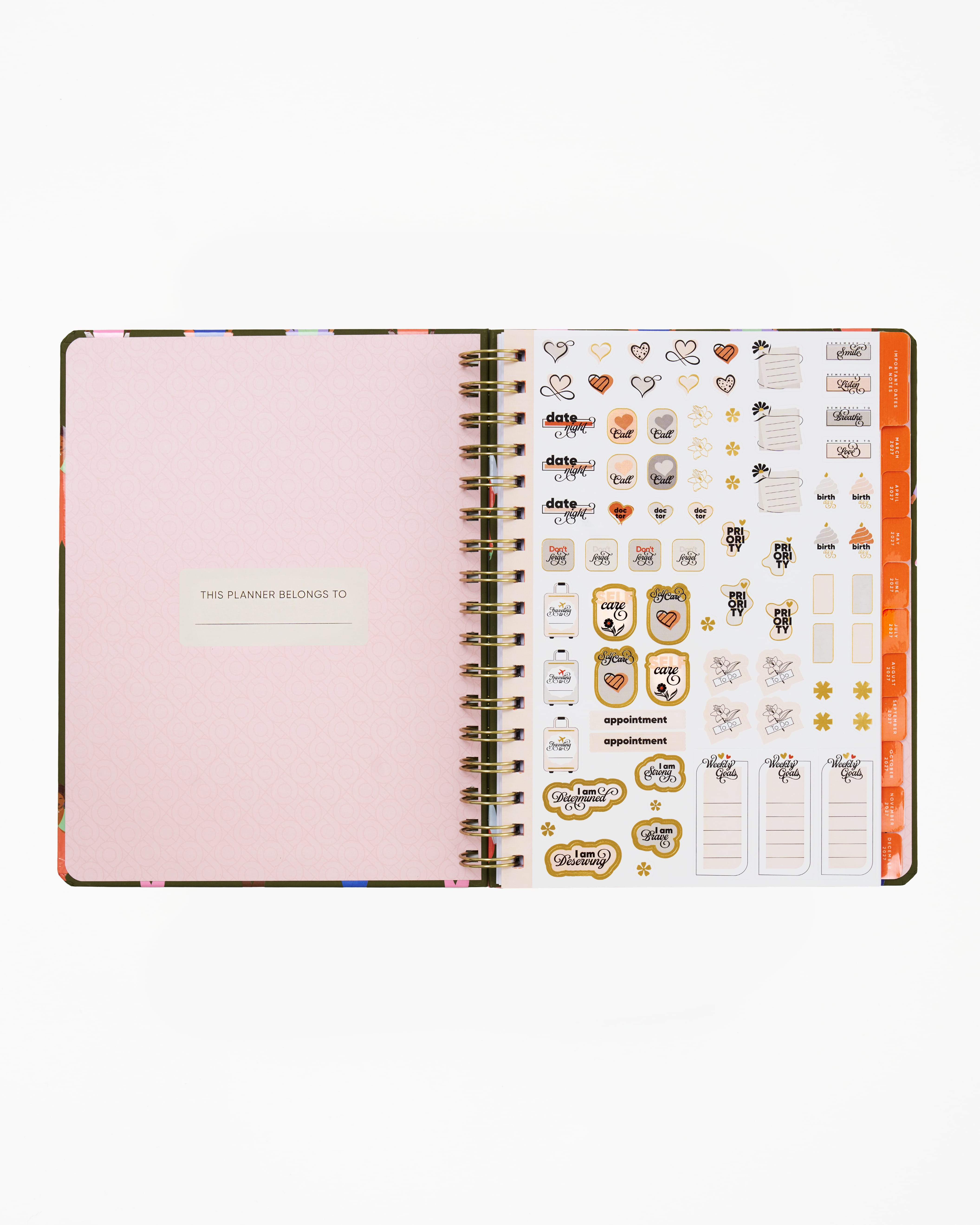 Be Rooted black owned stationery Planner 2027 12 Month Weekly/Monthly Planner - A Step Forward