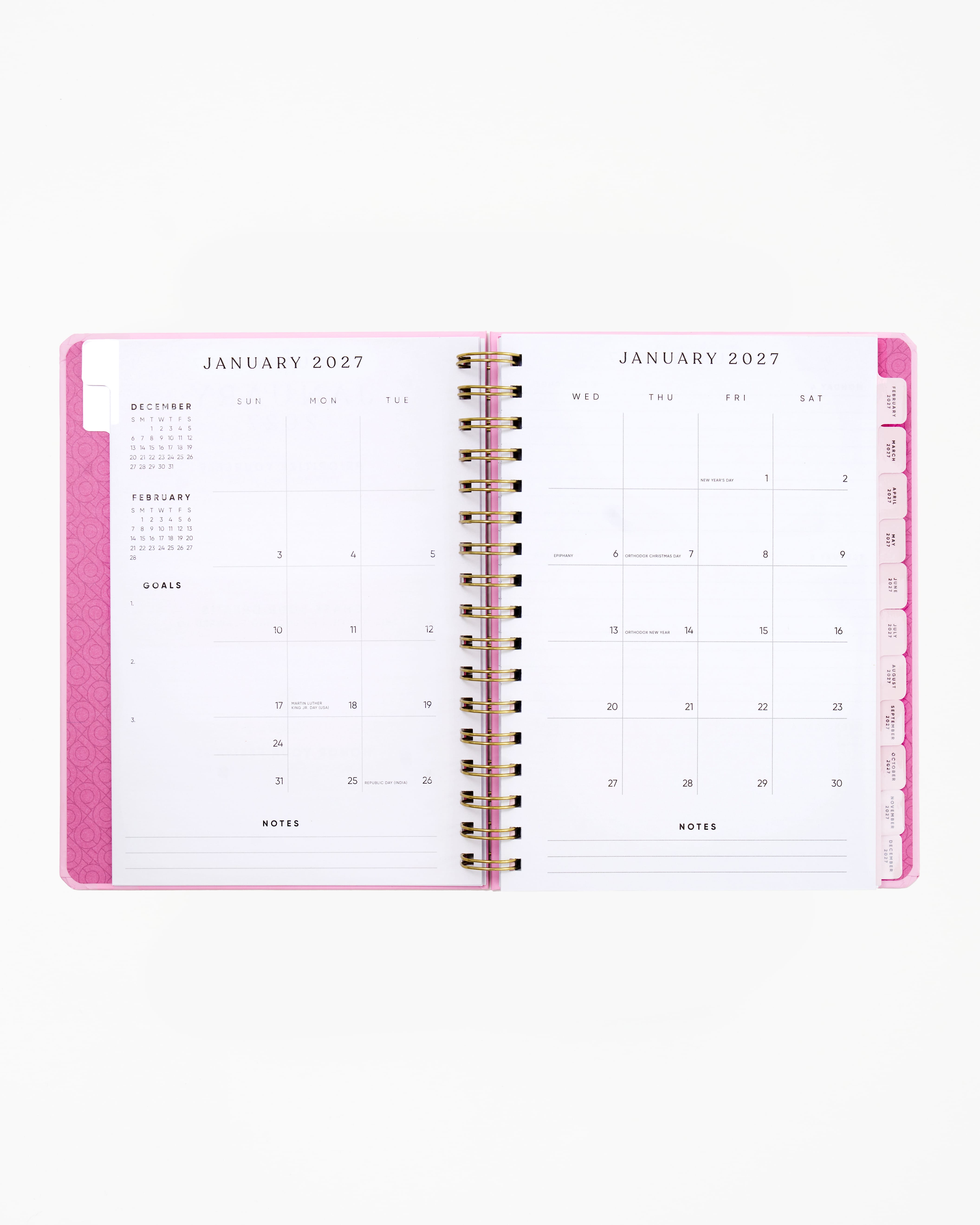 Be Rooted black owned stationery Planner 2027 12 Month Weekly/Monthly Planner - Everything is Fine