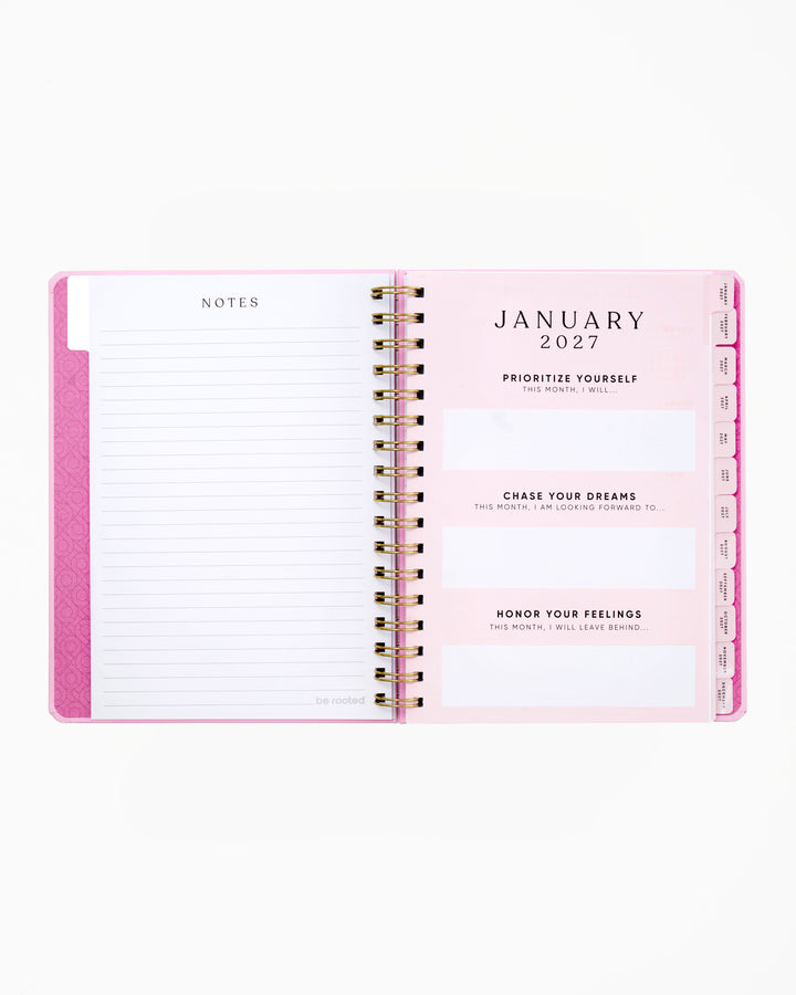 Be Rooted black owned stationery Planner 2027 12 Month Weekly/Monthly Planner - Everything is Fine
