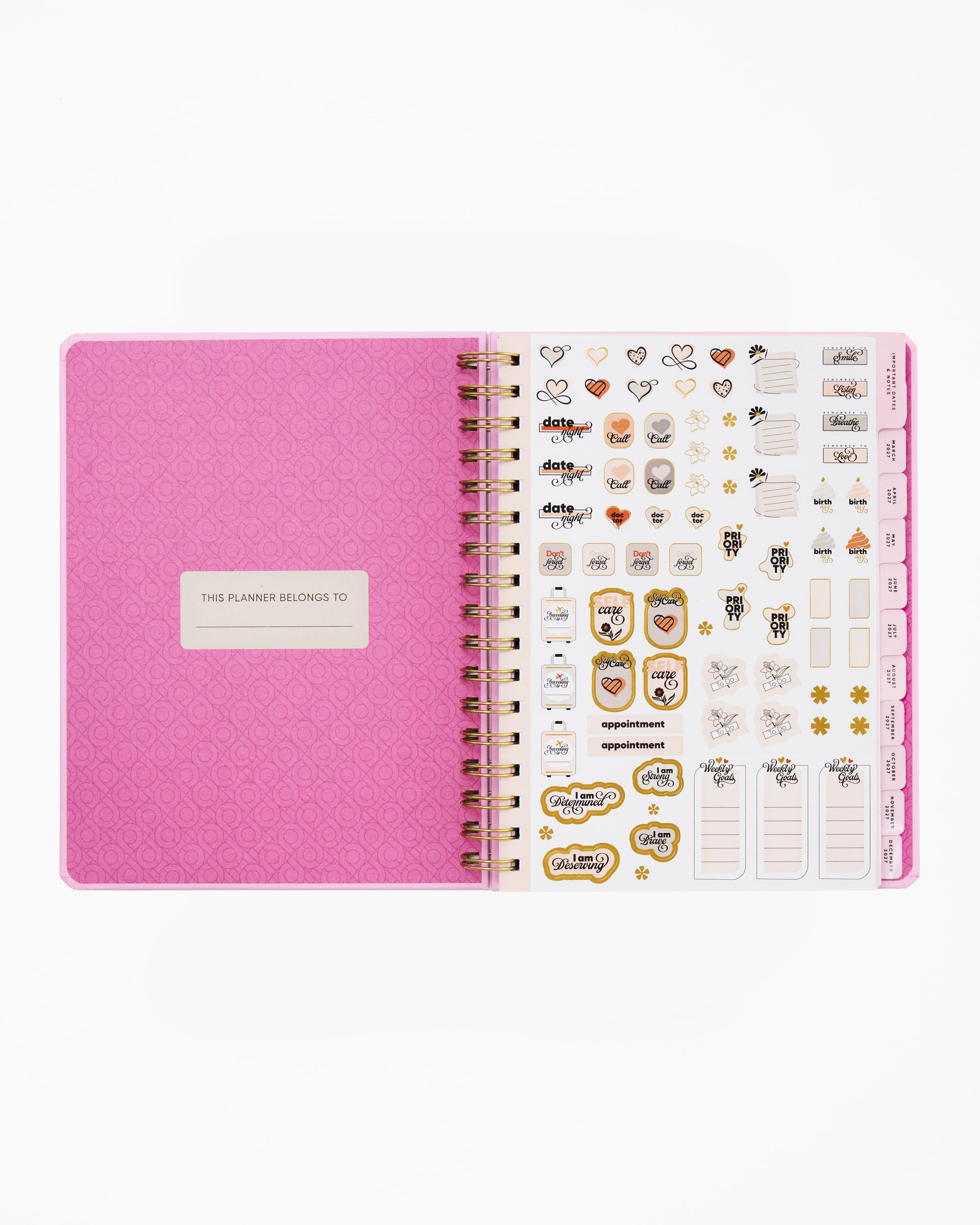 Be Rooted black owned stationery Planner 2027 12 Month Weekly/Monthly Planner - Everything is Fine