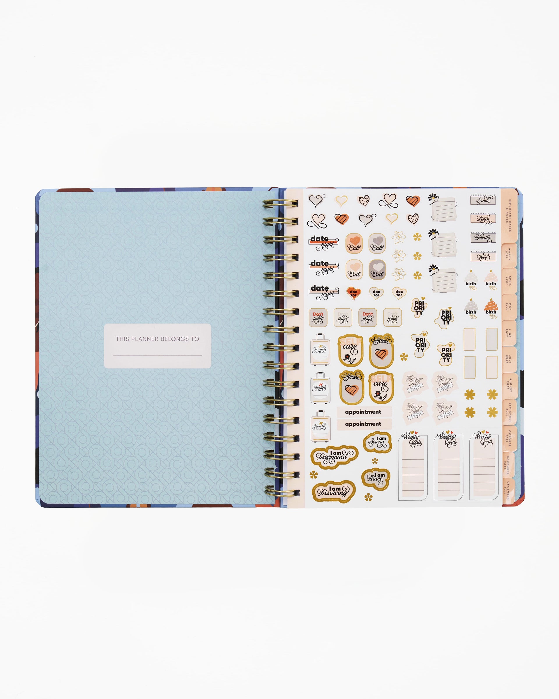 Be Rooted black owned stationery Planner 2027 12 Month Weekly/Monthly Planner - Fresh Starts
