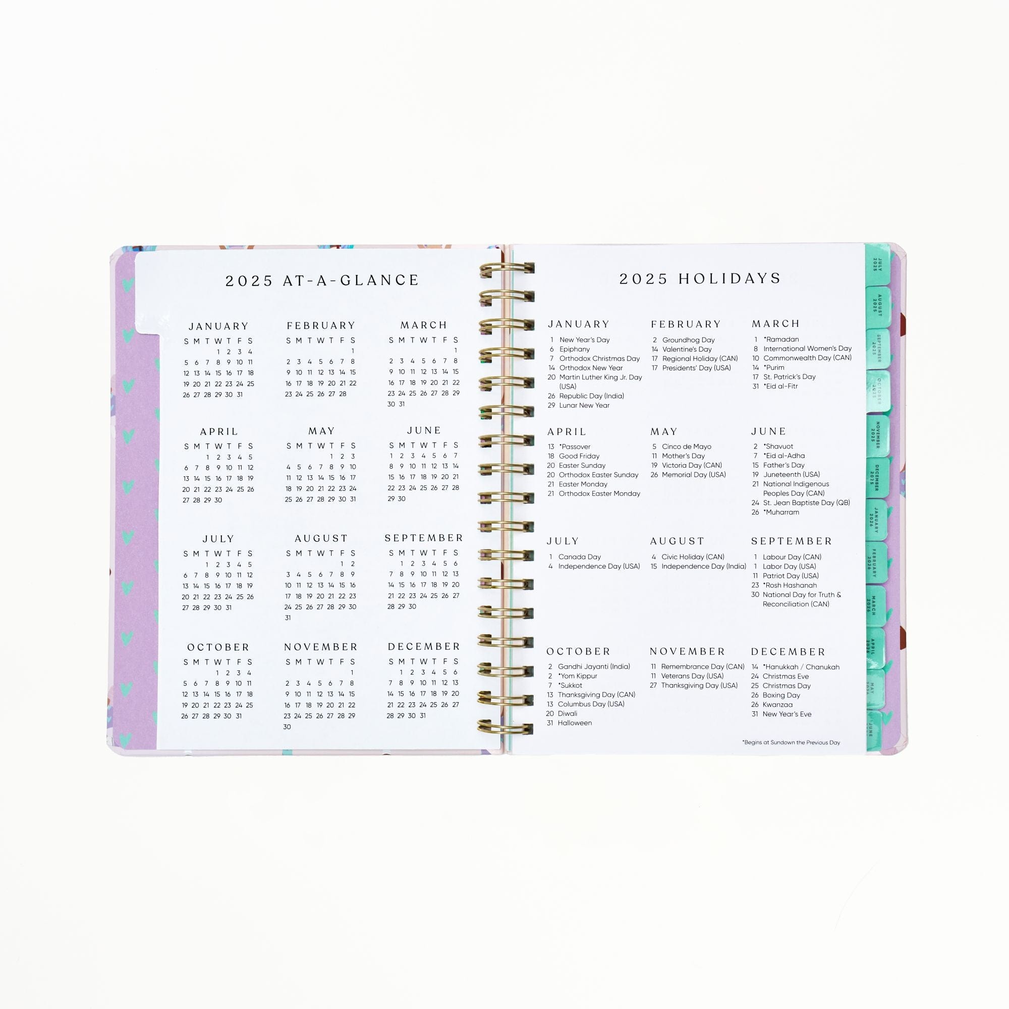 Be Rooted planner Achieve It 2025-2026 Weekly/Monthly