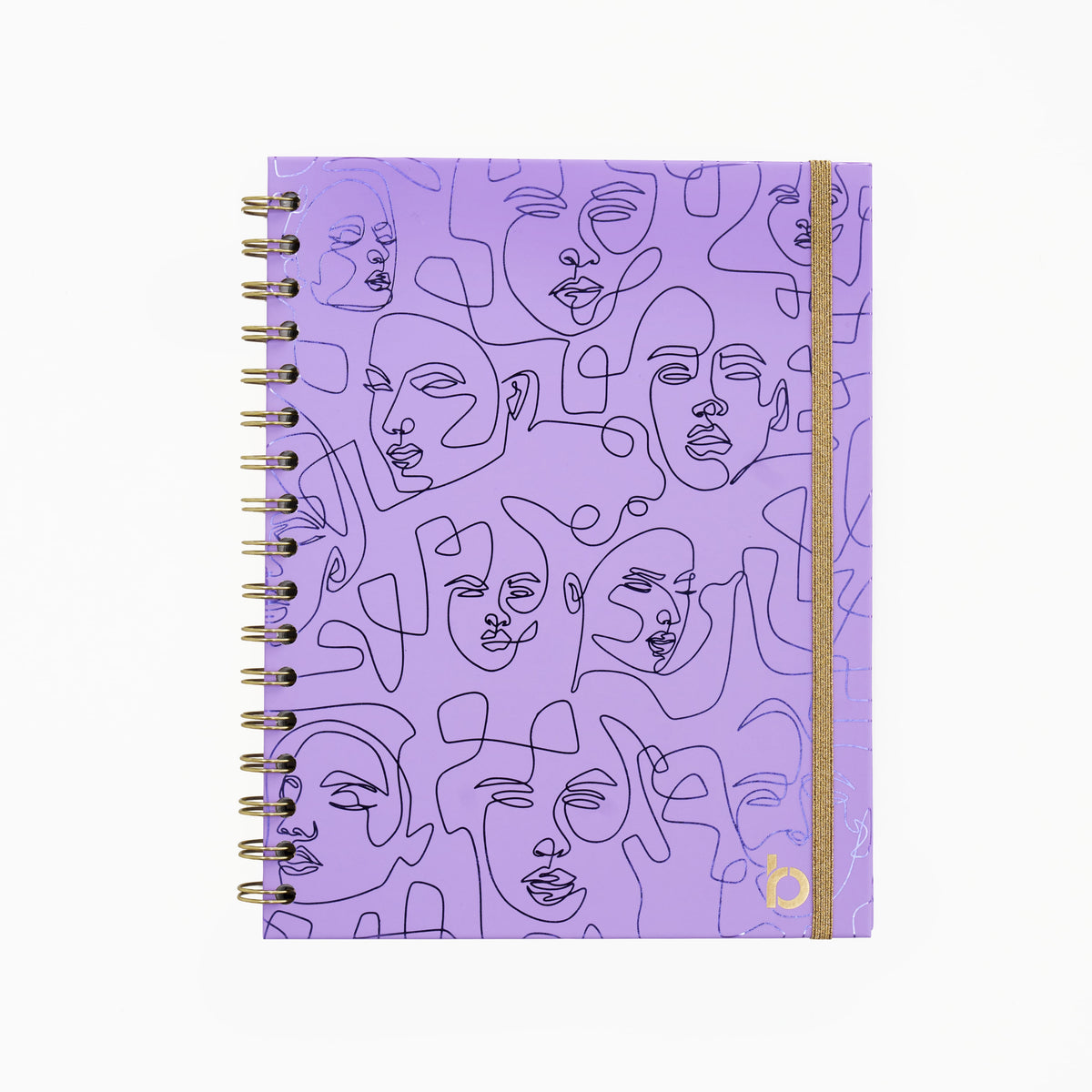 Be Rooted black owned stationery Planner Many Faces Line Art Undated Planner