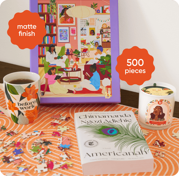 Be Rooted black owned stationery Puzzle Plot Twist Bookclub Puzzle
