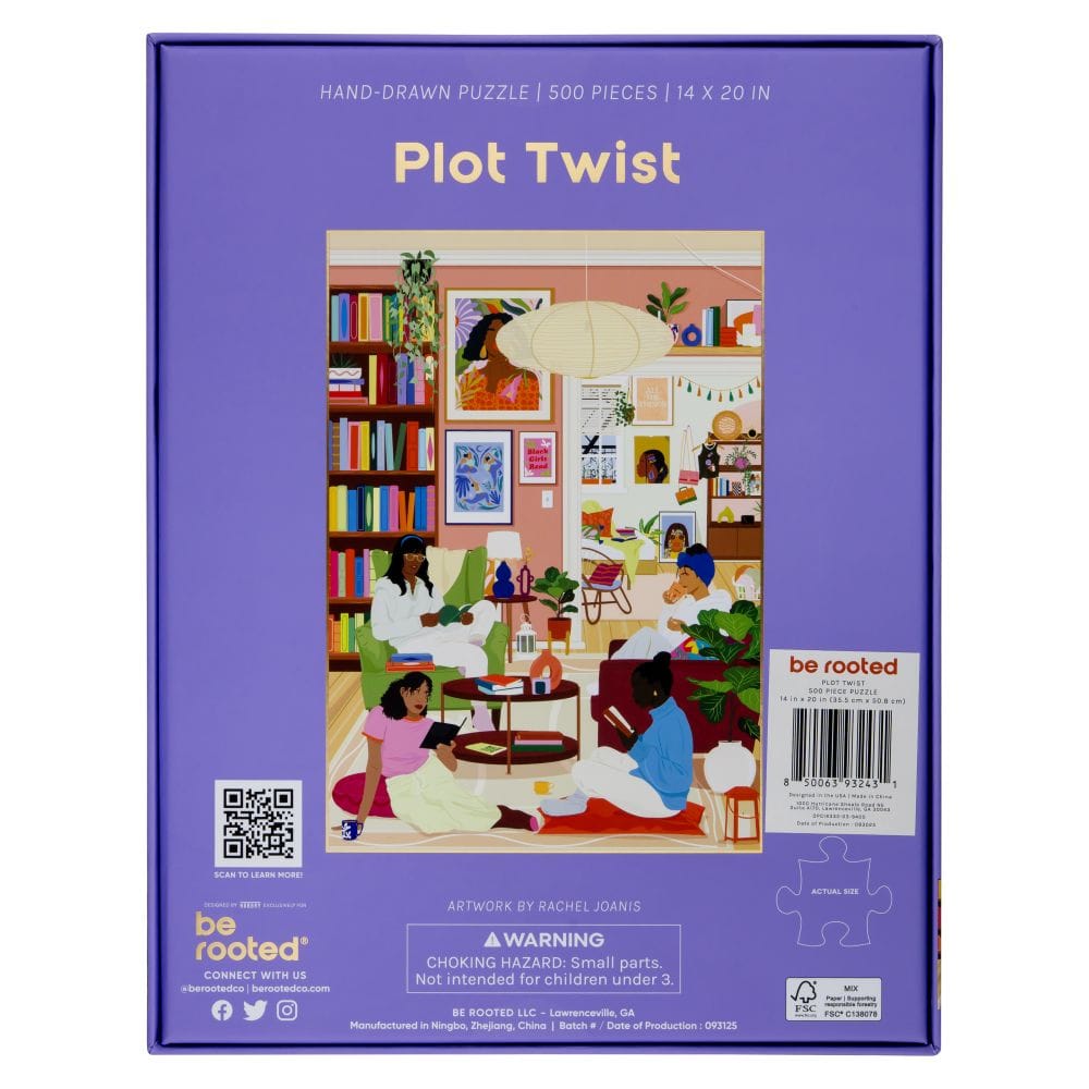 Plot Twist Bookclub Puzzle | Be Rooted