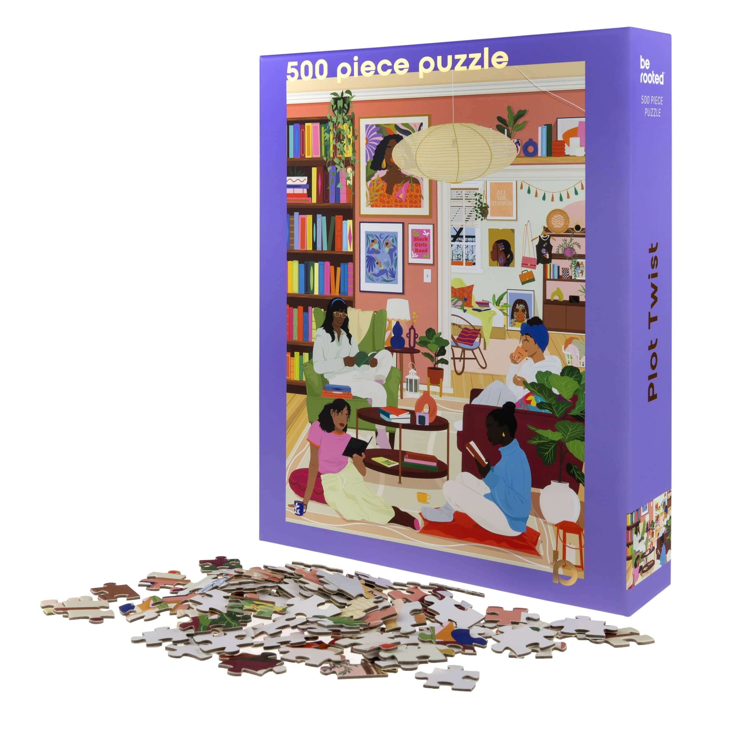 Be Rooted black owned stationery Puzzle Preorder: Plot Twist Bookclub