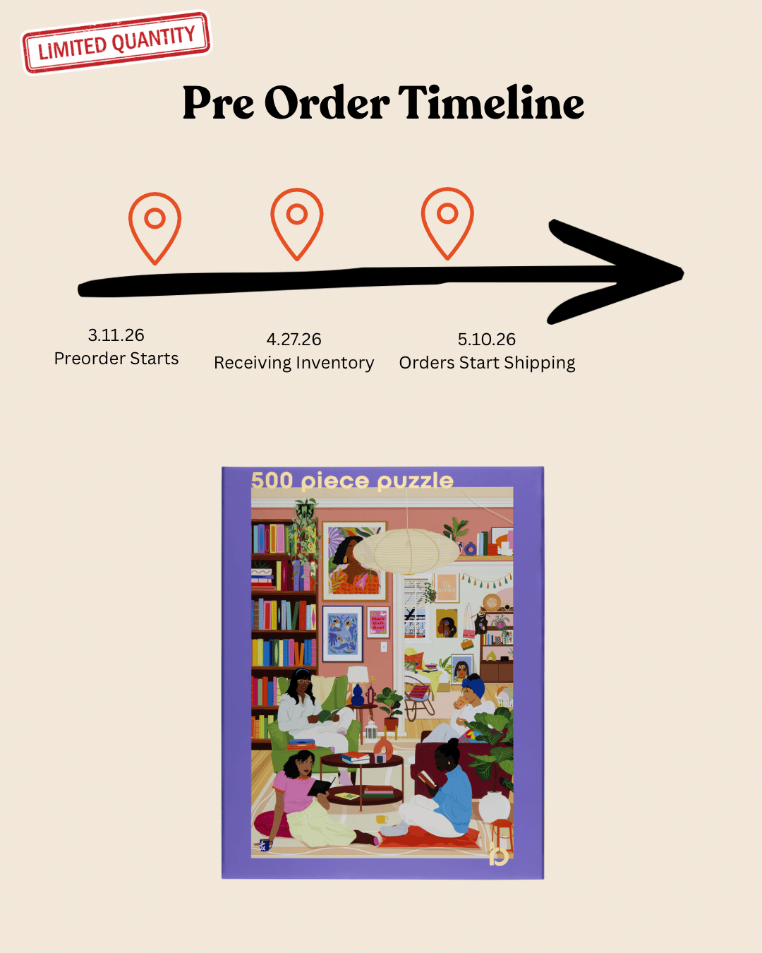 Be Rooted black owned stationery Puzzle Preorder: Plot Twist Bookclub