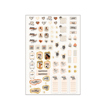 Be Rooted black owned stationery Sticker Essential Planner Sticker Sheets - 5 Pack