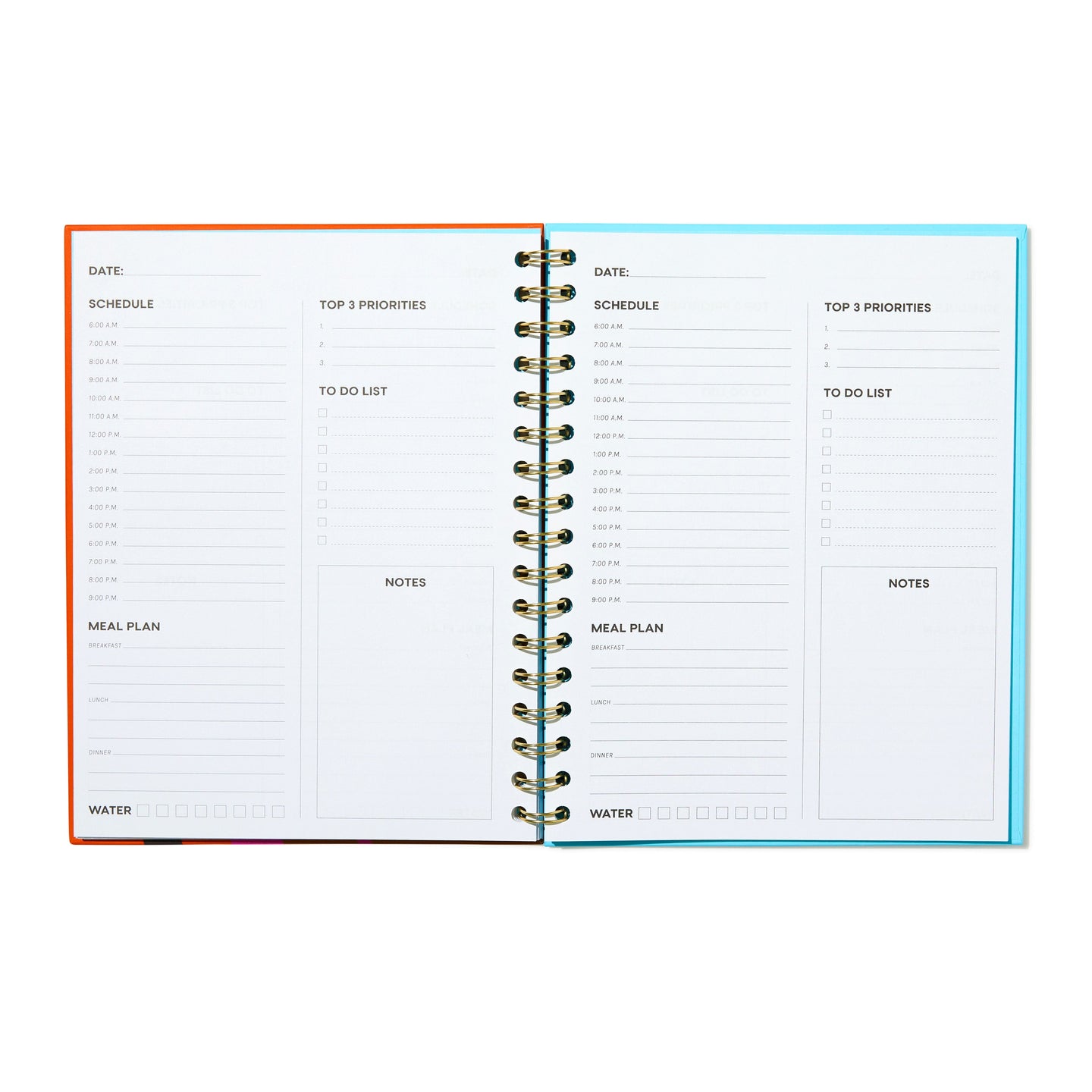 back to school undated planner