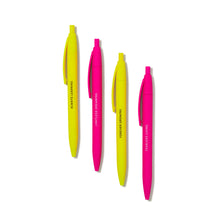 Load image into Gallery viewer, 4 ct Affirmation Soft-touch Pens Neons
