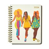 2024 Yearly Planner – Monthly/Weekly View- We All We Got