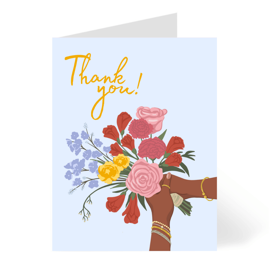 CheerNotes Greeting Cards & Stationery black owned stationery Cards Thank You Bouquet | CheerNotes