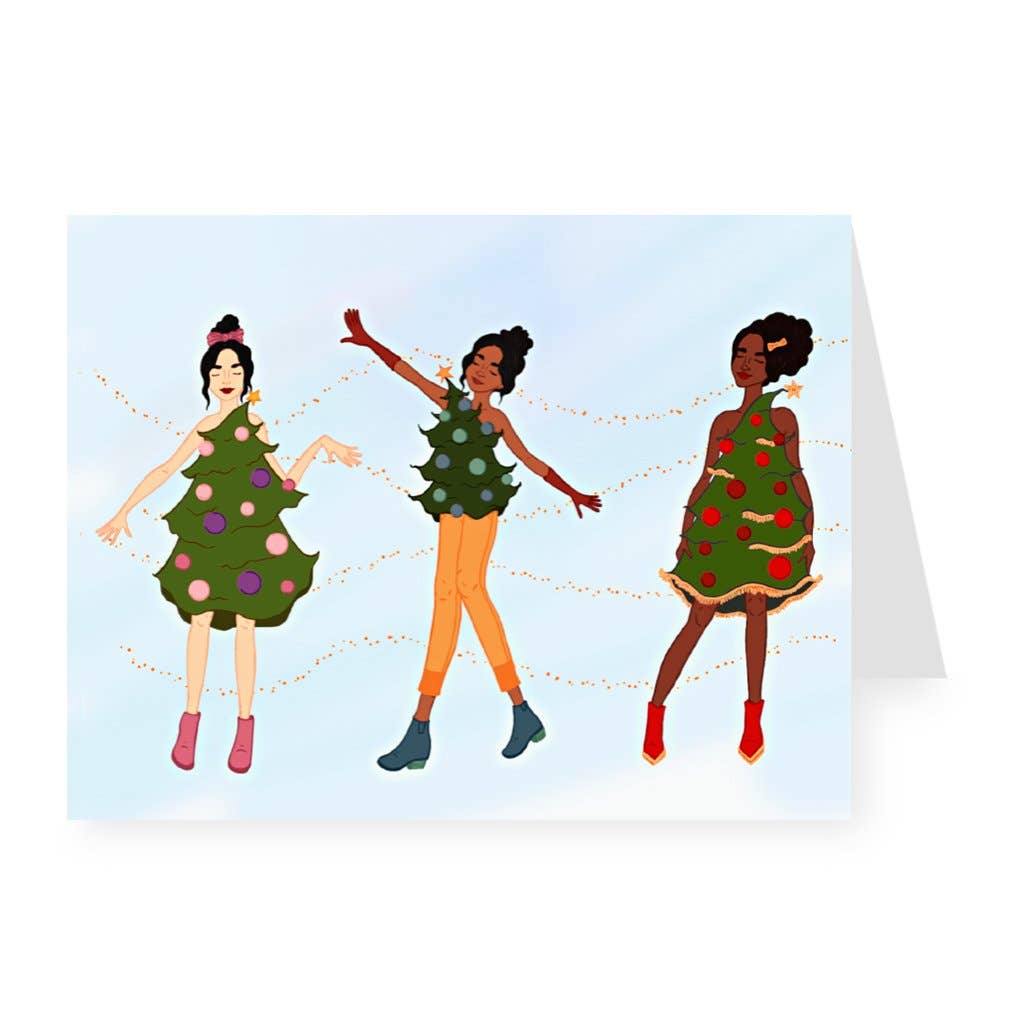 CheerNotes Greeting Cards & Stationery black owned stationery Jingle Belles - Christmas Holiday Card