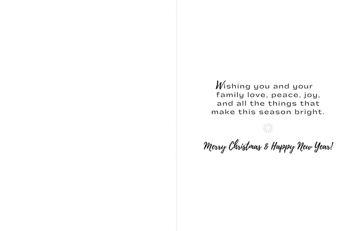 CheerNotes Greeting Cards & Stationery black owned stationery Love Peace Joy Tree | Black Artist Christmas Cards | Black