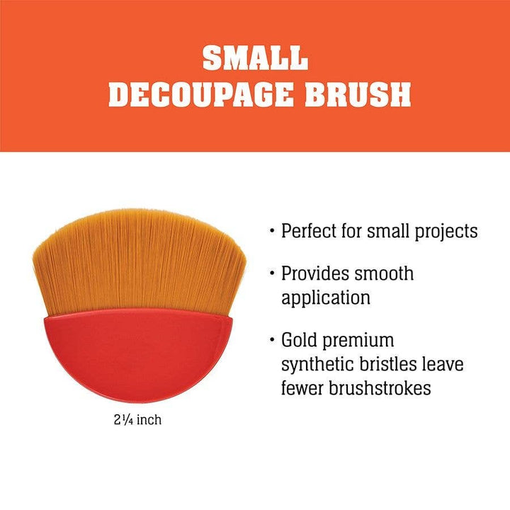 Plaid Crafts black owned stationery Mod Podge ® Small Decoupage Brush 2.25”