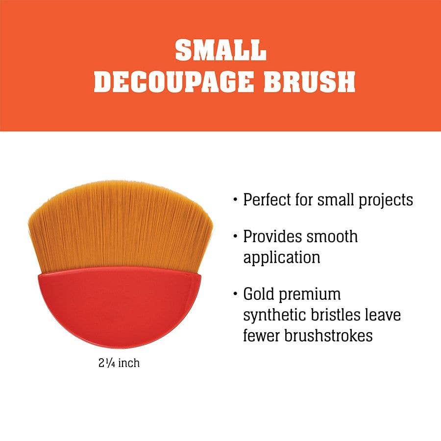 Plaid Crafts black owned stationery Mod Podge ® Small Decoupage Brush 2.25”