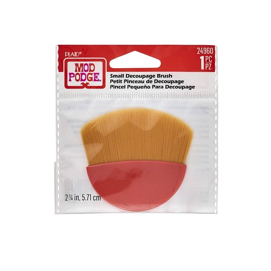 Plaid Crafts black owned stationery Mod Podge ® Small Decoupage Brush 2.25”