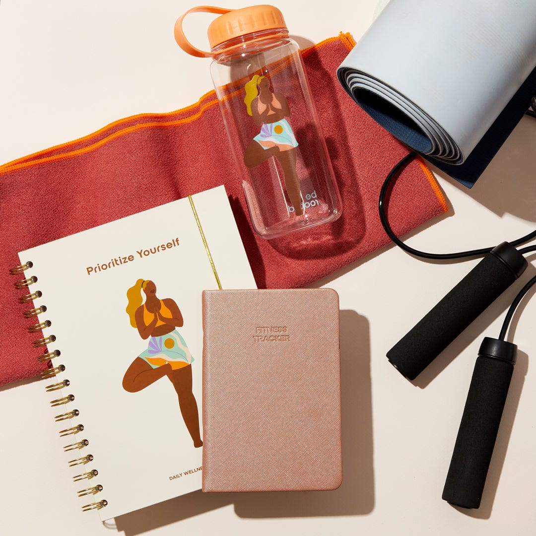 Be Rooted black owned stationery Drinkware Gift Set - Fitness Lover