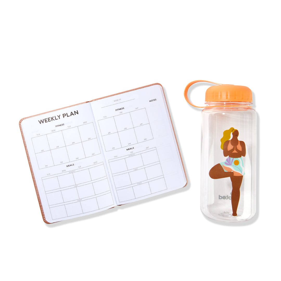 Be Rooted black owned stationery Drinkware Gift Set - Fitness Lover