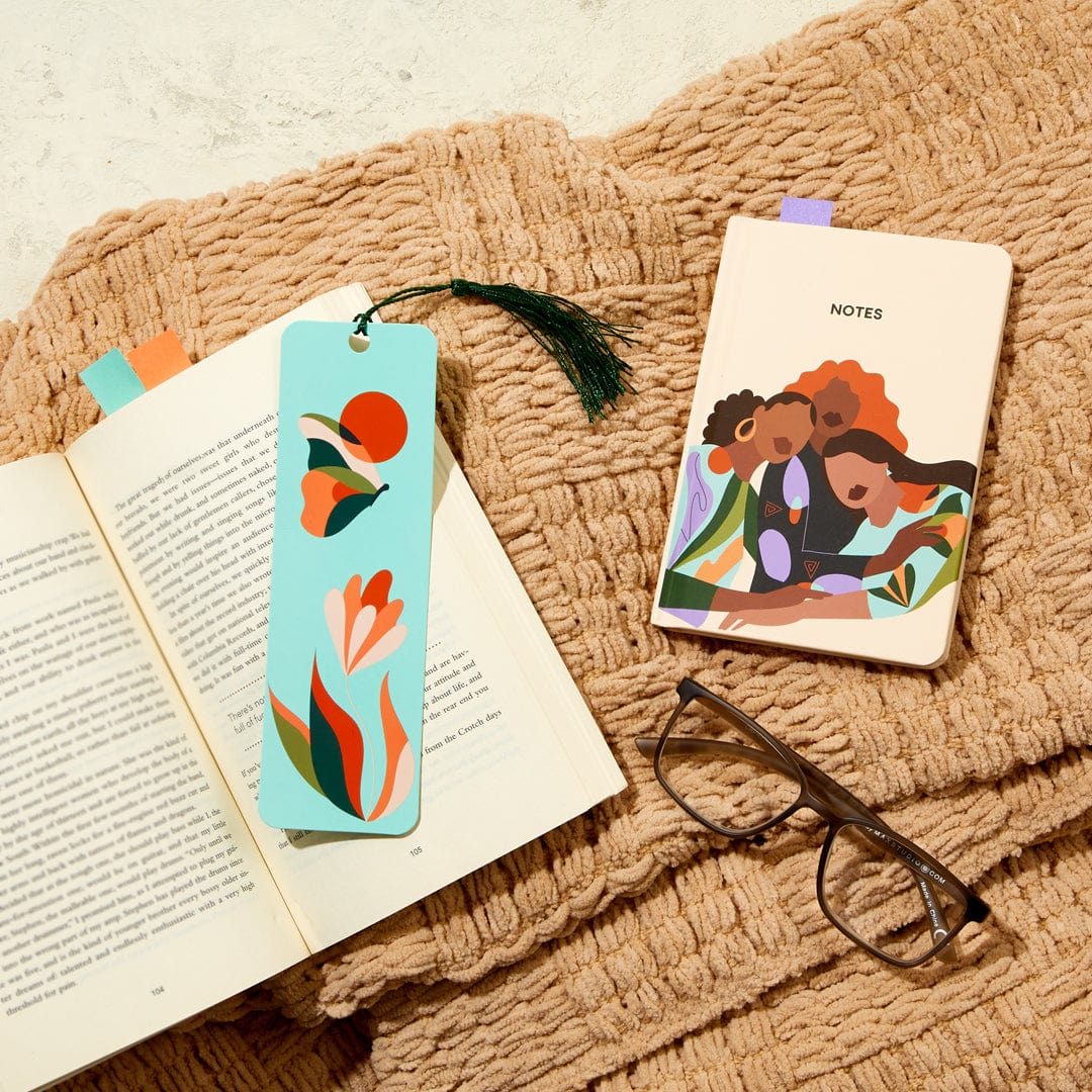 Be Rooted black owned stationery Journal Gift Set For The Book Lover - Journal & Bookmark Set