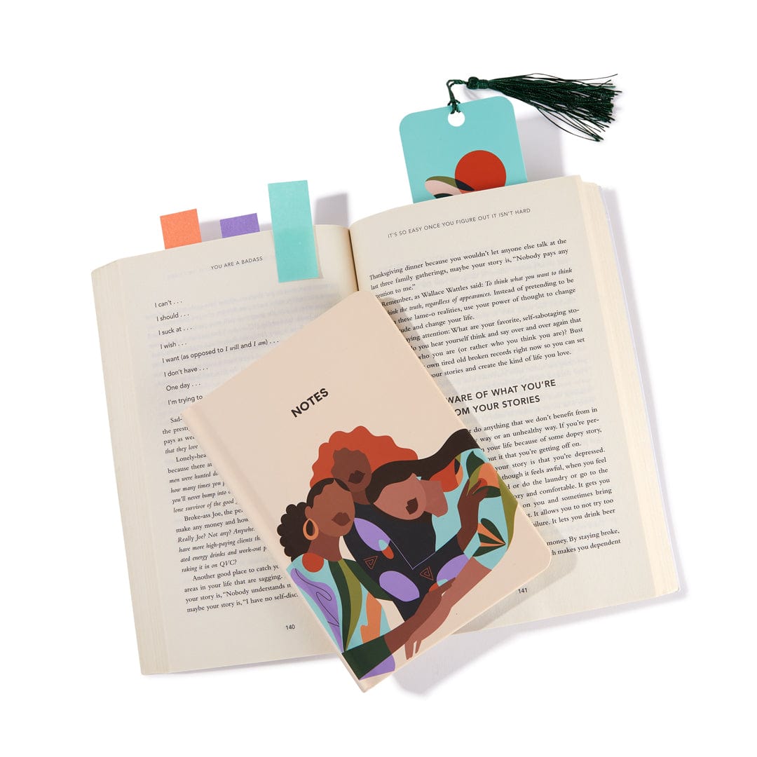 Be Rooted black owned stationery Journal Gift Set For The Book Lover - Journal & Bookmark Set