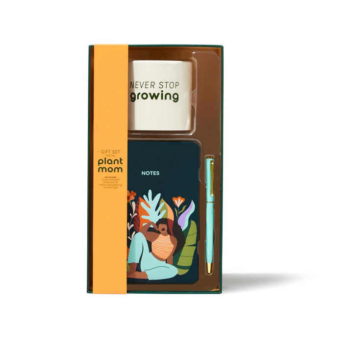 Be Rooted black owned stationery Journal Gift Set for the Plant Lover - Planter & Journal Set