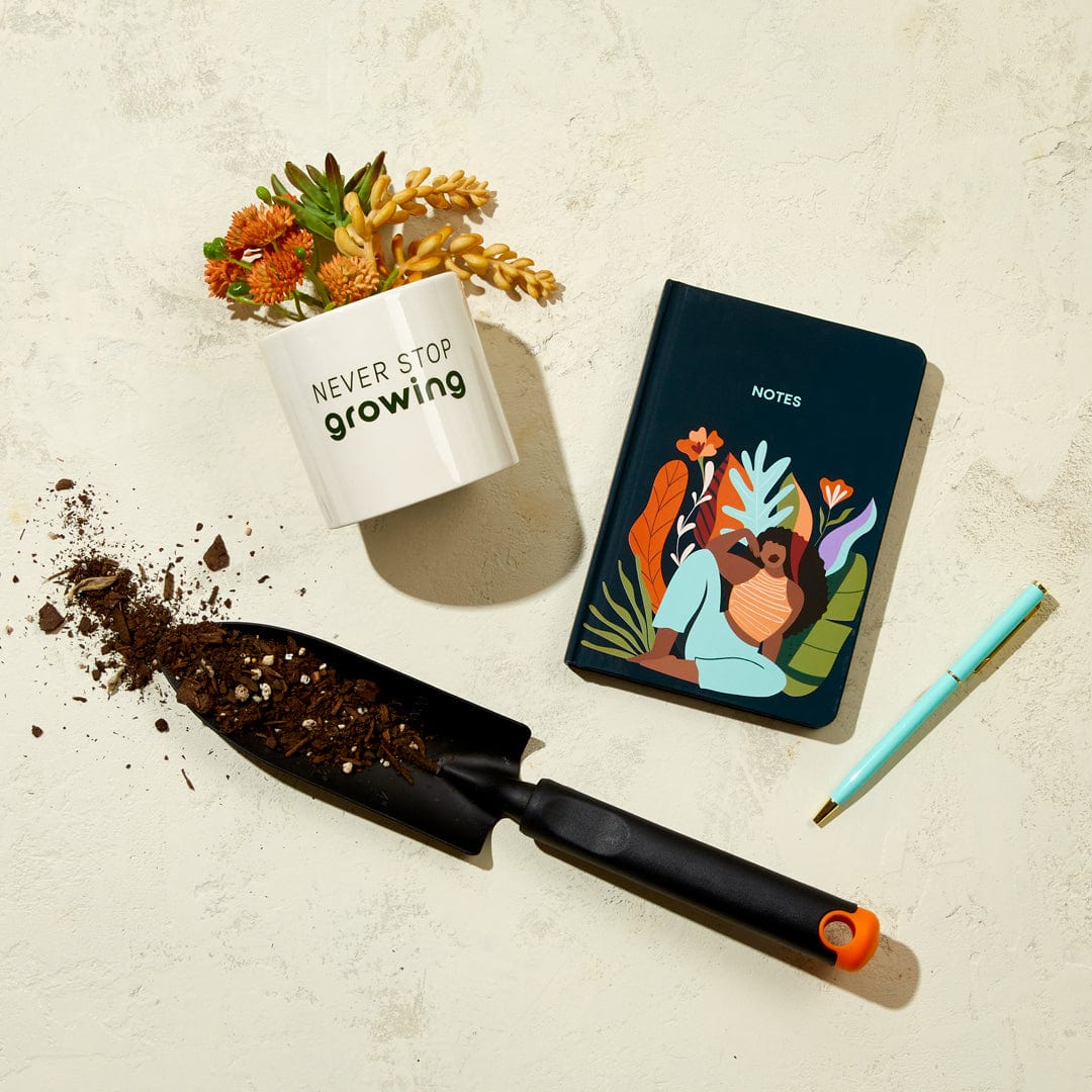 Be Rooted black owned stationery Journal Gift Set for the Plant Lover - Planter & Journal Set