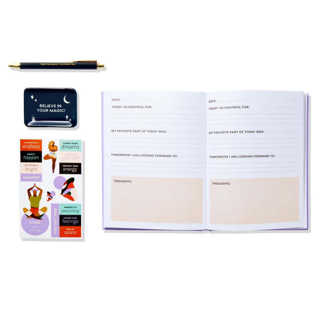 Be Rooted Journal Gift Set To Be More Mindful - Gratitude Journal Set