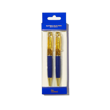 Be Rooted black owned stationery Pens & Pencils Glitter & Glitz Jumbo Floaty - Blue Barrel
