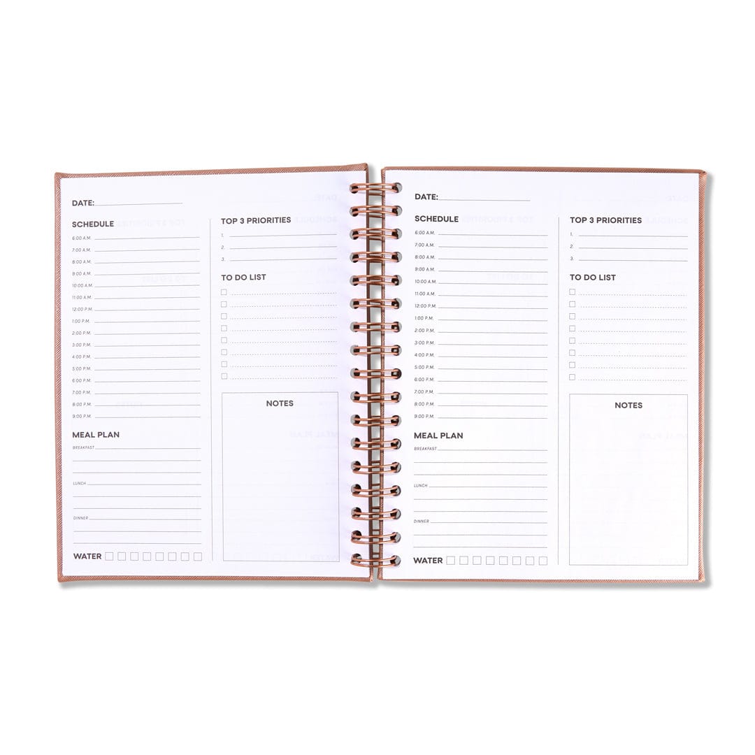 Daily Plans Undated Planner  - 7"x 9"